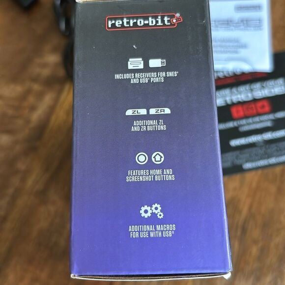 Retro-bit Legacy 16-2.4 GHz wireless controller V2 for SNES, Switch and USB’s - Picture 7 of 9